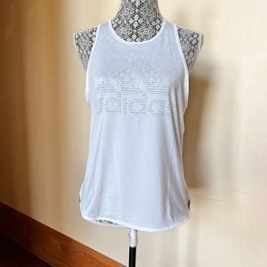Adidas tank.   Black white. Size M